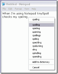 tinyspell