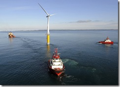 Hywind: Siemens und StatoilHydro installieren erste schwimmende Windenergieanlage / Hywind: Siemens and StatoilHydro install first floating wind turbine